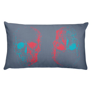 3D Skull Decorative Pillow, Collection Jolly Roger-Tamed Winds-tshirt-shop-and-sailing-blog-www-tamedwinds-com