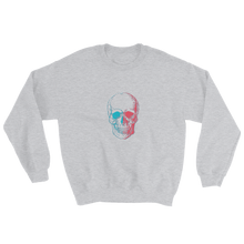 3D Skull Unisex Crewneck Sweatshirt, Collection Jolly Roger-Sport Grey-S-Tamed Winds-tshirt-shop-and-sailing-blog-www-tamedwinds-com