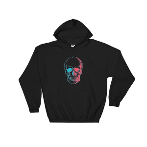 3D Skull Unisex Hooded Sweatshirt, Collection Jolly Roger-Black-S-Tamed Winds-tshirt-shop-and-sailing-blog-www-tamedwinds-com