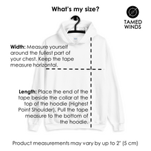 Tamed Winds t-shirt shop and sailing blog sizing guide