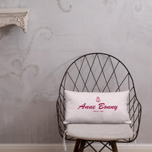 Anne Bonny Light Grayish Pink Decorative Pillow, Collection Pirate Tales-Tamed Winds-tshirt-shop-and-sailing-blog-www-tamedwinds-com