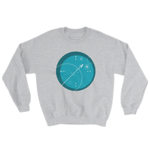 Compass Unisex Crewneck Sweatshirt, Collection Fjaka-Sport Grey-S-Tamed Winds-tshirt-shop-and-sailing-blog-www-tamedwinds-com
