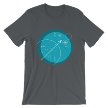 Compass Unisex T-Shirt, Collection Fjaka-Asphalt-S-Tamed Winds-tshirt-shop-and-sailing-blog-www-tamedwinds-com
