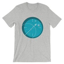 Compass Unisex T-Shirt, Collection Fjaka-Athletic Heather-S-Tamed Winds-tshirt-shop-and-sailing-blog-www-tamedwinds-com