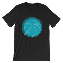 Compass Unisex T-Shirt, Collection Fjaka-Black-S-Tamed Winds-tshirt-shop-and-sailing-blog-www-tamedwinds-com