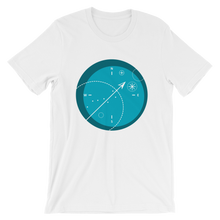 Compass Unisex T-Shirt, Collection Fjaka-White-S-Tamed Winds-tshirt-shop-and-sailing-blog-www-tamedwinds-com