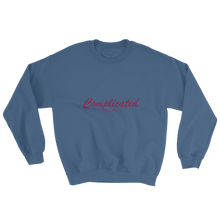 Complicated Unisex Crewneck Sweatshirt, Collection Nicknames-Indigo Blue-S-Tamed Winds-tshirt-shop-and-sailing-blog-www-tamedwinds-com