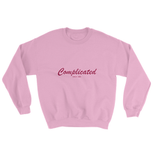 Complicated Unisex Crewneck Sweatshirt, Collection Nicknames-Light Pink-S-Tamed Winds-tshirt-shop-and-sailing-blog-www-tamedwinds-com