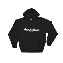 Complicated Unisex Hooded Sweatshirt, Collection Nicknames-Black-S-Tamed Winds-tshirt-shop-and-sailing-blog-www-tamedwinds-com