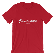 Complicated Unisex T-Shirt, Collection Nicknames-Red-S-Tamed Winds-tshirt-shop-and-sailing-blog-www-tamedwinds-com
