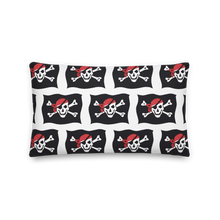 Courtesy Flag Decorative Pillow, Collection Ships & Boats-Tamed Winds-tshirt-shop-and-sailing-blog-www-tamedwinds-com