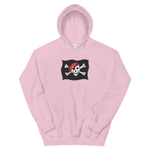 Courtesy Flag Unisex Hooded Sweatshirt, Collection Ships & Boats-Light Pink-S-Tamed Winds-tshirt-shop-and-sailing-blog-www-tamedwinds-com