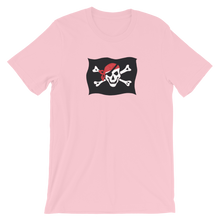 Courtesy Flag Unisex T-Shirt, Collection Ships & Boats-Pink-S-Tamed Winds-tshirt-shop-and-sailing-blog-www-tamedwinds-com
