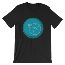 Deep Blue Unisex T-Shirt, Collection Fjaka-Black-S-Tamed Winds-tshirt-shop-and-sailing-blog-www-tamedwinds-com