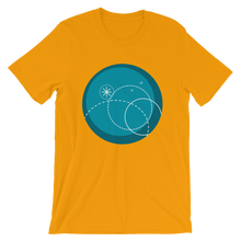 Deep Blue Unisex T-Shirt, Collection Fjaka-Gold-S-Tamed Winds-tshirt-shop-and-sailing-blog-www-tamedwinds-com