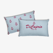 DiCaprio Light Grayish Blue Decorative Pillow, Collection Pirate Tales-Tamed Winds-tshirt-shop-and-sailing-blog-www-tamedwinds-com