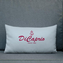 DiCaprio Light Grayish Blue Decorative Pillow, Collection Pirate Tales-Tamed Winds-tshirt-shop-and-sailing-blog-www-tamedwinds-com