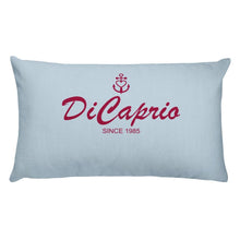 DiCaprio Light Grayish Blue Decorative Pillow, Collection Pirate Tales-Tamed Winds-tshirt-shop-and-sailing-blog-www-tamedwinds-com