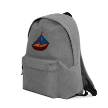 Dinghy Embroidered Backpack, Collection Ships & Boats-Tamed Winds-tshirt-shop-and-sailing-blog-www-tamedwinds-com