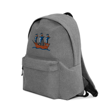 Explorer’s Caravele Flagship Embroidered Backpack, Collection Ships & Boats-Tamed Winds-tshirt-shop-and-sailing-blog-www-tamedwinds-com