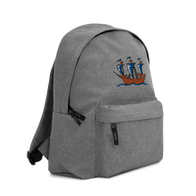 Explorer’s Caravele Flagship Embroidered Backpack, Collection Ships & Boats-Tamed Winds-tshirt-shop-and-sailing-blog-www-tamedwinds-com