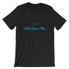 Follow Me Unisex T-Shirt, Collection Origami Boat-Black-S-Tamed Winds-tshirt-shop-and-sailing-blog-www-tamedwinds-com