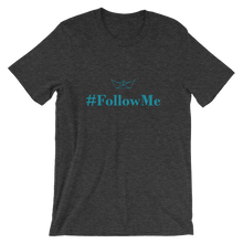 Follow Me Unisex T-Shirt, Collection Origami Boat-Dark Grey Heather-S-Tamed Winds-tshirt-shop-and-sailing-blog-www-tamedwinds-com