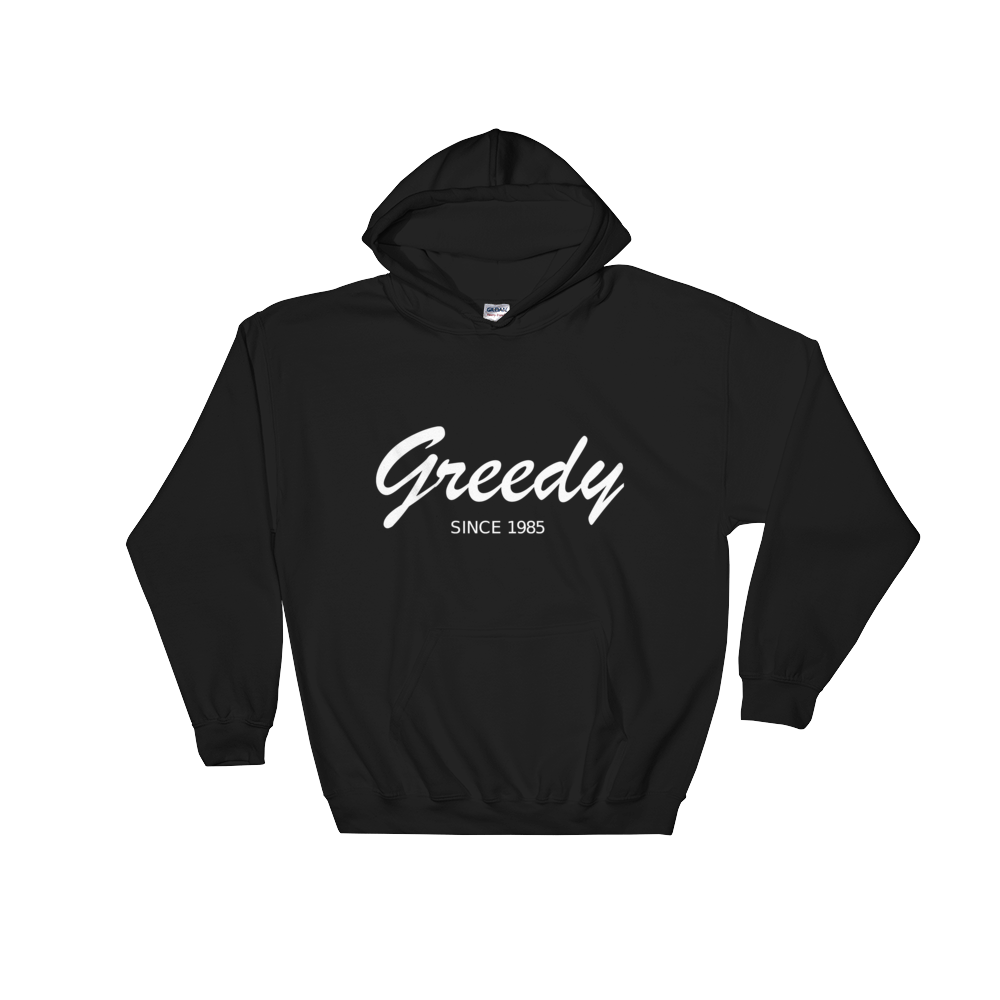Greedy Unisex Hooded Sweatshirt, Collection Nicknames – Tamed Winds