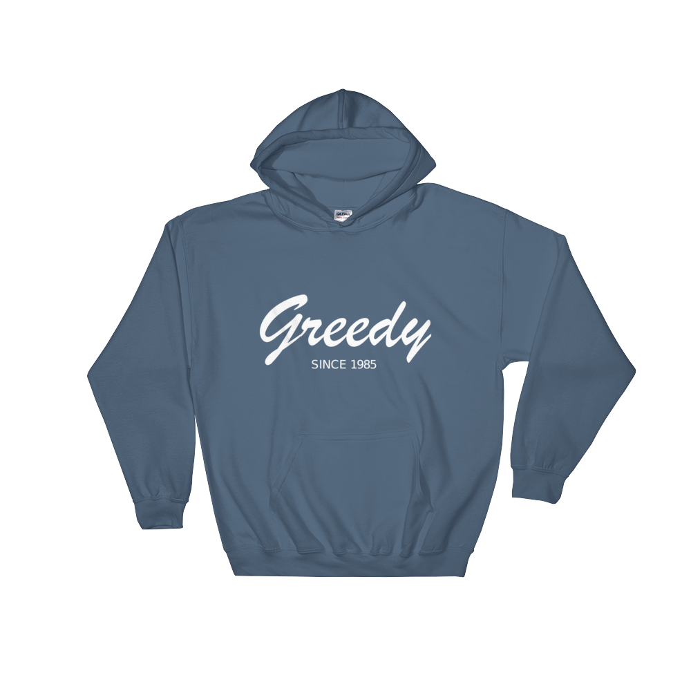 Greedy Unisex Hooded Sweatshirt, Collection Nicknames – Tamed Winds Greedy Unisex Hooded Sweatshirt, Collection Nicknames – Tamed Winds