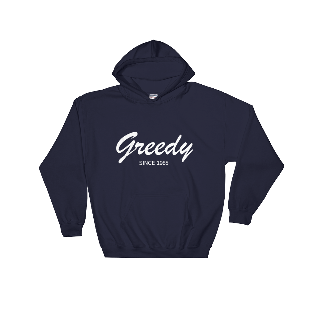 Greedy Unisex Hooded Sweatshirt, Collection Nicknames – Tamed Winds