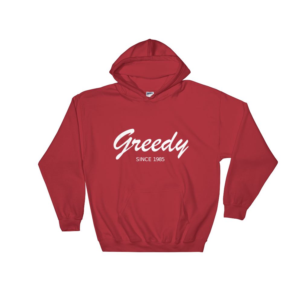 Greedy Unisex Hooded Sweatshirt, Collection Nicknames – Tamed Winds
