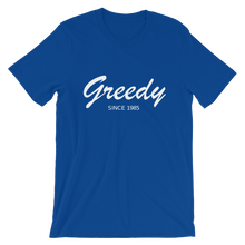 Greedy Unisex T-Shirt, Collection Nicknames-True Royal-S-Tamed Winds-tshirt-shop-and-sailing-blog-www-tamedwinds-com
