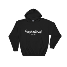 Impatient Unisex Hooded Sweatshirt, Collection Nicknames-Black-S-Tamed Winds-tshirt-shop-and-sailing-blog-www-tamedwinds-com