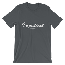 Impatient Unisex T-Shirt, Collection Nicknames-Asphalt-S-Tamed Winds-tshirt-shop-and-sailing-blog-www-tamedwinds-com