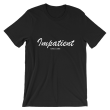 Impatient Unisex T-Shirt, Collection Nicknames-Black-S-Tamed Winds-tshirt-shop-and-sailing-blog-www-tamedwinds-com