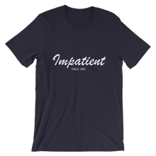 Impatient Unisex T-Shirt, Collection Nicknames-Navy-S-Tamed Winds-tshirt-shop-and-sailing-blog-www-tamedwinds-com