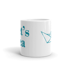 Let's Sea Mug 325 ml, Collection Origami Boat-Tamed Winds-tshirt-shop-and-sailing-blog-www-tamedwinds-com