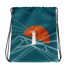 Lighthouse Drawstring Bag, Collection Fjaka-Tamed Winds-tshirt-shop-and-sailing-blog-www-tamedwinds-com