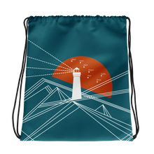 Lighthouse Drawstring Bag, Collection Fjaka-Tamed Winds-tshirt-shop-and-sailing-blog-www-tamedwinds-com