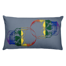 Love Skull Decorative Pillow, Collection Jolly Roger-Tamed Winds-tshirt-shop-and-sailing-blog-www-tamedwinds-com