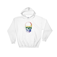Love Skull Unisex Hooded Sweatshirt, Collection Jolly Roger-White-S-Tamed Winds-tshirt-shop-and-sailing-blog-www-tamedwinds-com