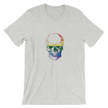 Love Skull Unisex T-Shirt, Collection Jolly Roger-Athletic Heather-S-Tamed Winds-tshirt-shop-and-sailing-blog-www-tamedwinds-com