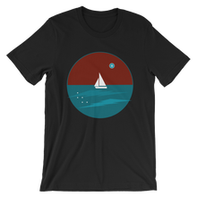 Northern Star Unisex T-Shirt, Collection Fjaka-Black-S-Tamed Winds-tshirt-shop-and-sailing-blog-www-tamedwinds-com