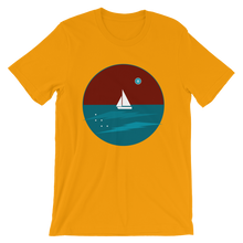 Northern Star Unisex T-Shirt, Collection Fjaka-Gold-S-Tamed Winds-tshirt-shop-and-sailing-blog-www-tamedwinds-com