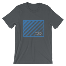 Paper Boat Unisex T-Shirt, Collection Origami Boat-Asphalt-S-Tamed Winds-tshirt-shop-and-sailing-blog-www-tamedwinds-com