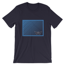 Paper Boat Unisex T-Shirt, Collection Origami Boat-Navy-S-Tamed Winds-tshirt-shop-and-sailing-blog-www-tamedwinds-com