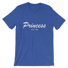 Princess Unisex T-Shirt, Collection Nicknames-Heather True Royal-S-Tamed Winds-tshirt-shop-and-sailing-blog-www-tamedwinds-com