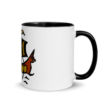 Roman Galleon Mug With Black Color Inside 325 ml, Collection Ships & Boats-Tamed Winds-tshirt-shop-and-sailing-blog-www-tamedwinds-com