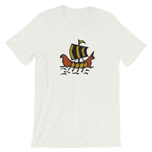 Roman Galleon Unisex T-Shirt, Collection Ships & Boats-Ash-S-Tamed Winds-tshirt-shop-and-sailing-blog-www-tamedwinds-com
