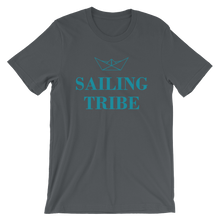 Sailing Tribe Unisex T-Shirt, Collection Origami Boat-Asphalt-S-Tamed Winds-tshirt-shop-and-sailing-blog-www-tamedwinds-com